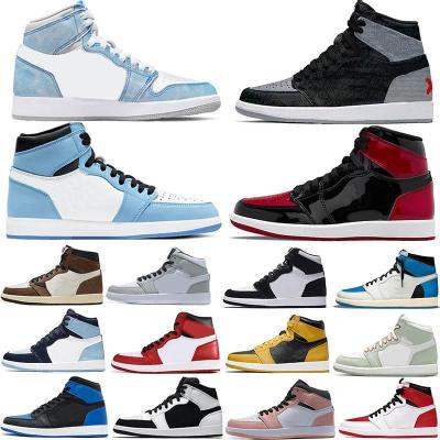 China Fashion High OG Trend 1s j1 Pollen Mens Womens Sneakers Fashion Casual Sports Shoes Basketball Shoes for sale