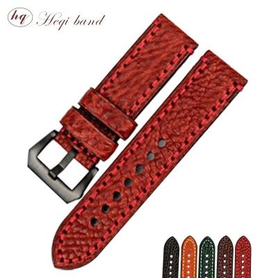 China Durable China OEM Supplier Western Wrist Watch Band Leather Watch Strap for sale