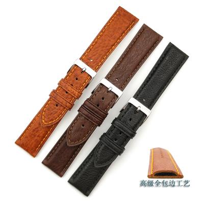 China Fashion Watch Durable Wholesale Genuine Leather Tanned Leather Band for sale