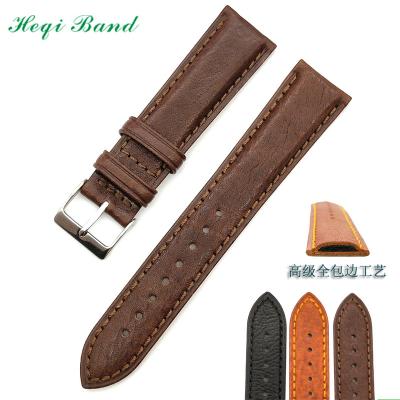 China Vintage Durable Italian Tanned Leather Watch Band for sale