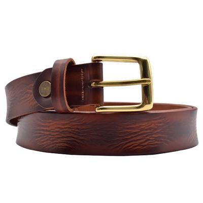 China Comfortable Women Fashion Buckle Full Grain Leather Ladies Slim Vintage Belt for sale