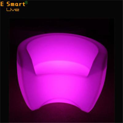 China Bar Chair RGB Color Led Night Lighting Sofa Armchair Design Bar Chair for sale