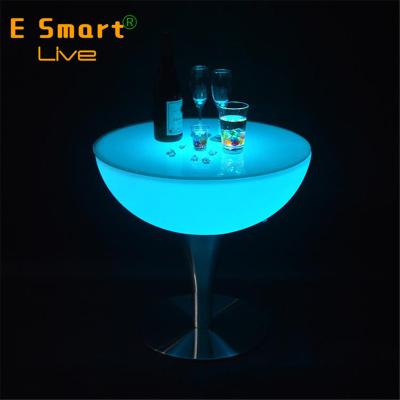 China Morden led bar table different height and 16 color change for sale