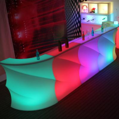 China Modern Used Commercial Bar Sale / Illuminated Led Bar Counter for sale