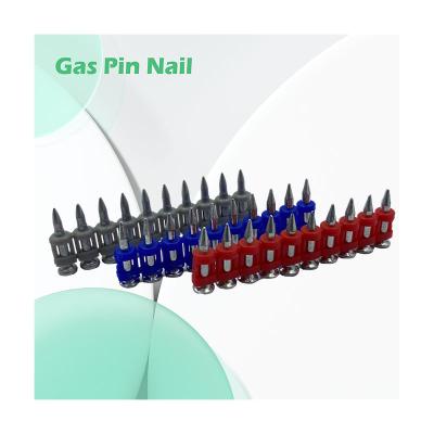 China Steel 3.0*22 mm hot sale collated drive pin gas concrete pin nail zinc plated for sale