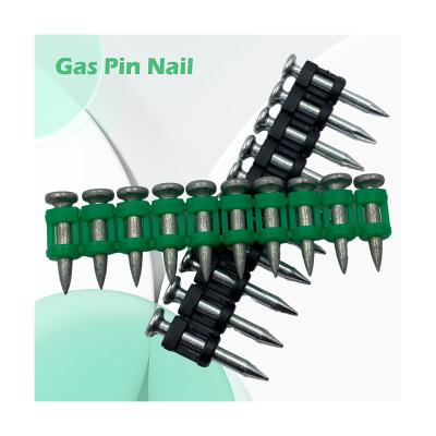 China Steel 2.7*38 mm white galvanized gas pins concrete steel shooting nails for sale