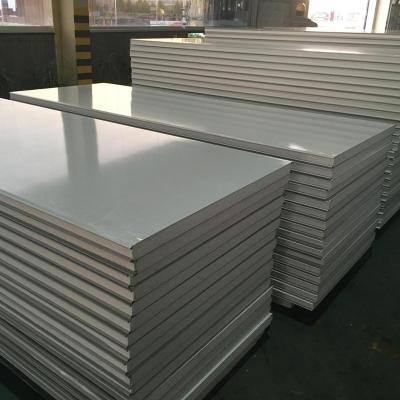 China Construction White Color Styrofoam Insulation Eps Flat Steel Color Sandwich Panel For Ceiling for sale