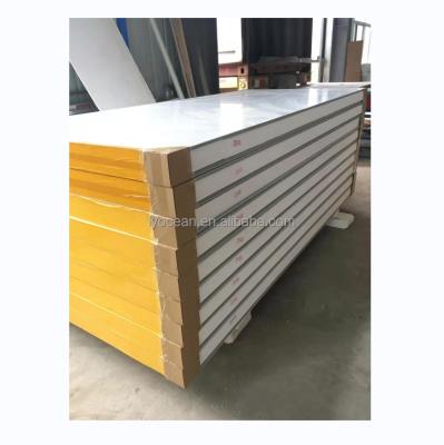 China Modern Standard Cold Home Insulated ASTM Polyurethane XPS EPS PVC Cold House Insulated Sandwich Panel for sale