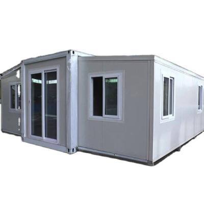 China Modern Extended Collapsible Prefab Container Homes / Folding Prefab House With 3 Bedrooms for sale