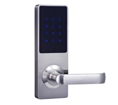 China Zn Alloy Tuya APP Zn Alloy Password Key Fingerprint ID Smart Door Lock Access Control for sale