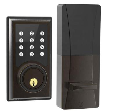 China Zn alloy deadbolt keypad digital electronic door lock for sale