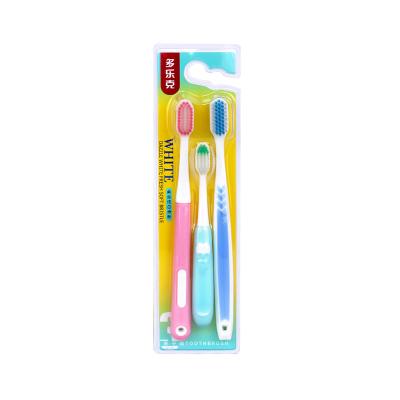 China Disposable Handy Toothbrush Adult Family Handy Toothbrush and Children Bristle Toothbrush Set Three-Person Soft Combination for sale