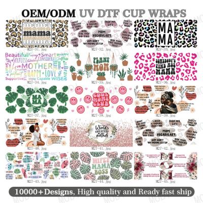 China Quick And Easy Transfer Process With Mama'S Day UV DTF Transfer Clear Design Files for sale