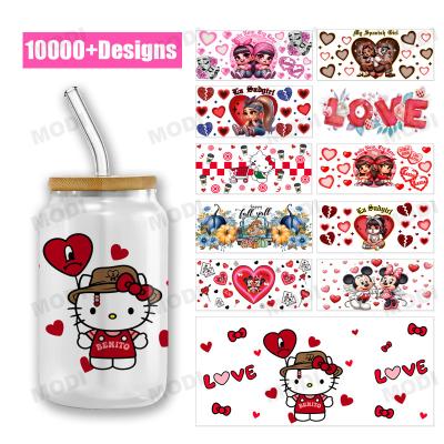 China Valentine'S Day Uv Dtf Cup Wraps Transfers Ready To Transfer Cup Wrap Printing Sticker Film Printer Uv Dtf For Cup Wraps for sale