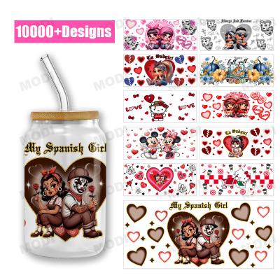 China Hoogwaardige UV Dtf Sticker Transfer For Cup Moedersdag UV Cup Wrap Stickers Greatful Mom UV Dtf Printing Cup Wraps Te koop