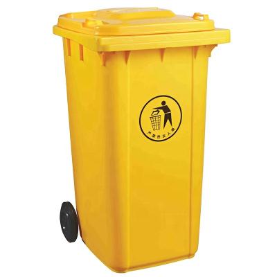 China Sustainable 120l 240l Waste Bin Plastic Bin With Lid For Sale for sale