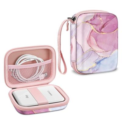 China Waterproof Dustproof Shockproof Hard Mobile Printer Bag Durable Rose Shell Photo Printer Portable Eva Case for sale