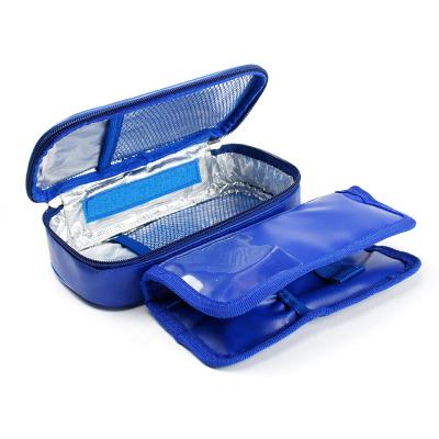 China Shell Diabetic Organizer Hard Shell Family Emergency Care Case First Aid Supplies Package Insulin Cooler Bag for sale