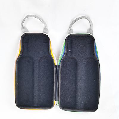 China 2021 new fashion 3 bottle custom hard shell wine pocket eco freezable bag for sale