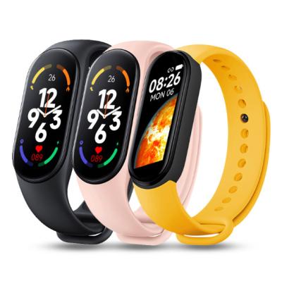 China APP Control Most popular M7 Heart Rate Blood Pressure Monitor Bracelet M7 Smart Watches Smart Band Sport Fitness Tracker for Men Women for sale