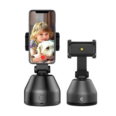 China Adjustable NEW Rechargeable Gimbal Selfie 360 Rotation Video Camera Smart Shooting Auto Face Tracking Phone Holder for sale