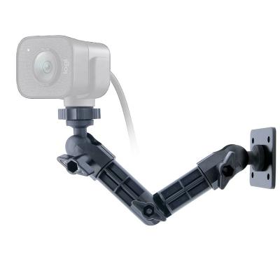 China ABS+ Metal Webcam Wall Mounting Bracket Mount for C920s StreamCam C922 C930 Brio C925e Webcams with 1/4