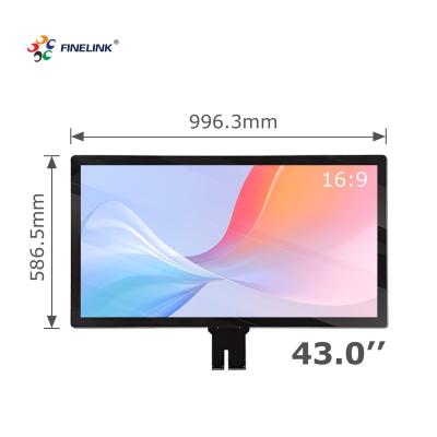 China 10K Monat Kapazität 43 Zoll G G EETI/ILITEK Kapazitäts-Touch-Panel für Smart TV FINELINK zu verkaufen