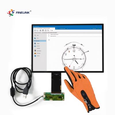 China 10.1 Inch Multi-touch Glove Touch Waterproof Capacitive Touch Screen Panel With USB Connecting Cable for sale