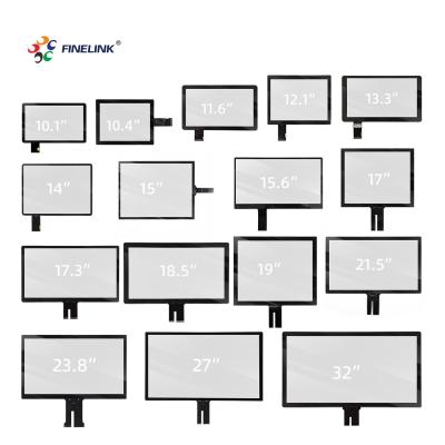 China Multi-Touch Custom Size IP65 Waterproof PCAP Touch Panel With 10-Point Touch USB/RS232/IIC Interface for sale