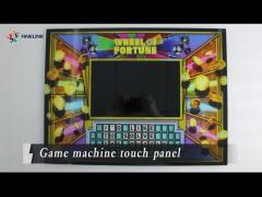 Game machine touch panel