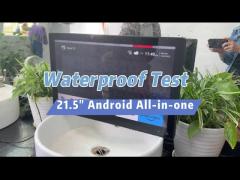 21.5-inch Android touch all-in-one waterproof test