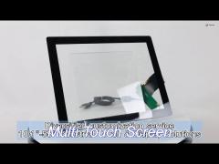 10.4 inch multi touch lcd screen capacitive rs232 interface type