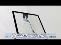 17 inch g g capacitive pcap touch panel for bank terminal usb/i2c/serial port interface