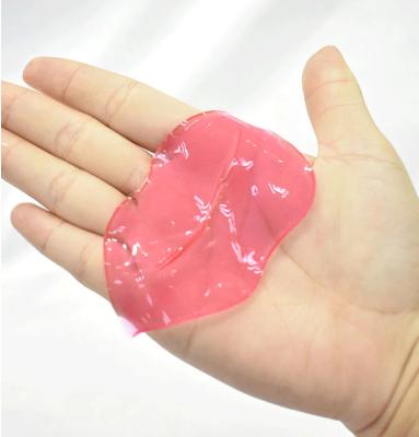 China Pink Crystal Lip Pads Mask Moisturizing Cream Lady Moisturizing Body Mask Gel Collagen Lip Mask For Sale for sale