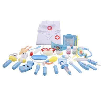 China Dropshipping Gift Children Plastic Doctor Toy Kids Doctor Play Set To Pretend Doctor Kit Dentist Medical Toys for sale