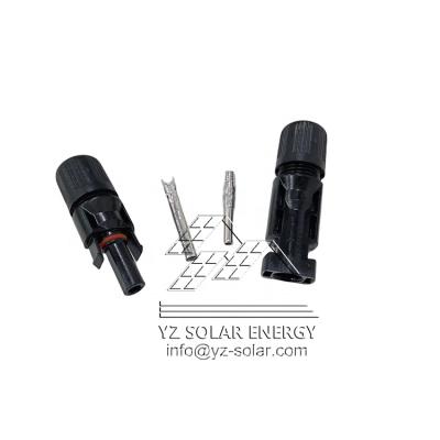 China SUS304 Solar Powered Photovoltaic Connector 1000V 1500V Pair Cable Waterproof Male Female Plug for sale