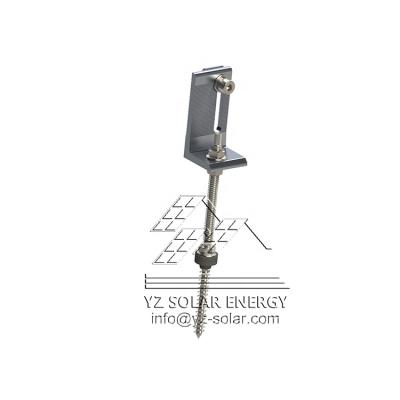 China Competitive Factory Price M10 SS304 Double Finger Screw System PV Roof Hanger SUS304 Head Bolt For Solar Mounting for sale