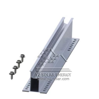 China SUS304 YZ 385mm Solar Panel Mount Defender Wholesale Metal Mini Short Rail Aluminum Mounting Roof for sale