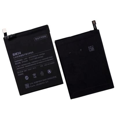 China New Mobile Phone Replacement Mobile Phone Battery For Xiaomi MI Note Pro BM34 3090mah Internal Li-ion Mobile Phone Battery for sale