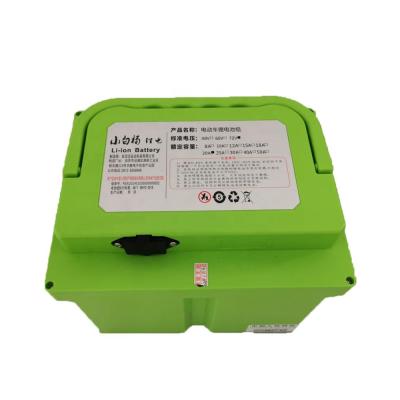 China Electric vehicles lithium battery for electric vehicle 72v 20ah lithium battery pack rechargeable batteries 60V 20Ah 30Ah 40Ah 50Ah for sale