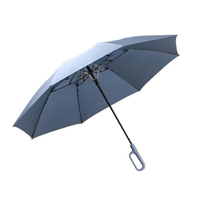 China Minimalist Car Reverse Umbrella Inverted Double Fiber Reflective Reverse Folding 3d Printed UV Umbrella for sale