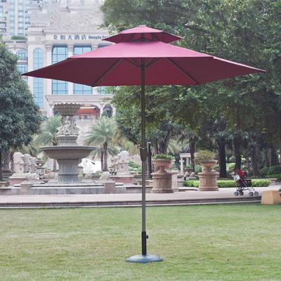 China 11ft Modern Wall Mounted Wooden Half Patio Umbrella Macrame Beach Umbrella Outdoor Garden Roof Umbrella for sale