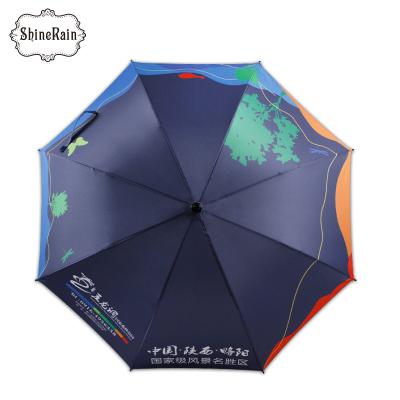 China All in 1 Promotional UV Coated Golf Umbrella with Logo Printing for sale