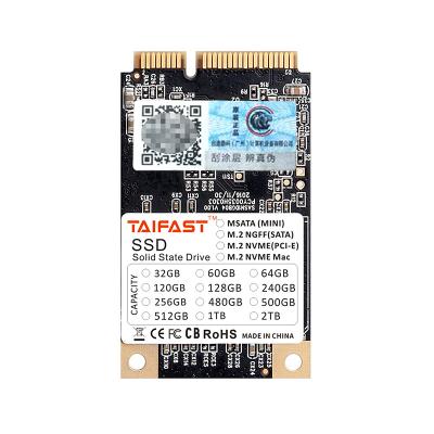 China Taifast Factory Directly Sale 2.5inch SSD 64gb 128GB 256gb 512 GB OEM ODM SSD Customize Logo Package Solid State Drive mSATA SSD for sale