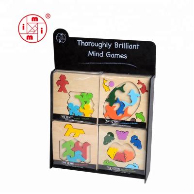 China 2016 Hot Educational Toy IQ Puzzle Children Jigsaw Puzzle Q.I. Block Puzzle for sale