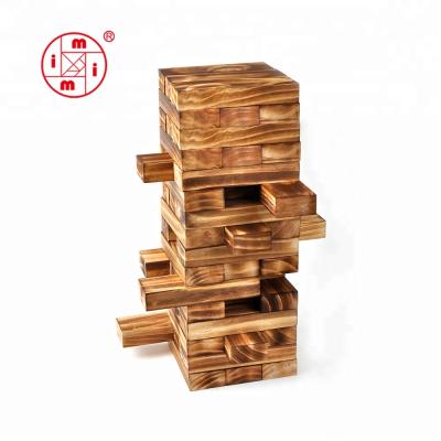 China Outdoor Games Large Wooden Block Educational Wooden Wooden Game Giant Toy Garden Game for sale