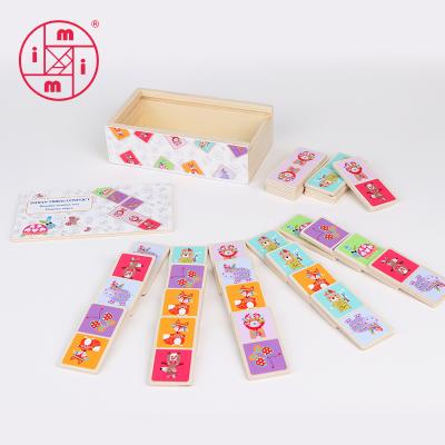 China Certification Educational Children's Icti Production Factory Toy Set Educational Toys For Children Bamboo Domino for sale