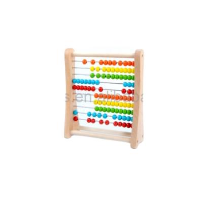 China Study Colorful Wooden Abacus Math Beads Big Abacus Education Toys For Kids Math Game for sale