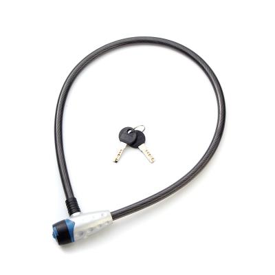 China Durable PVC Cable Wholesale Security Cable Lock For Bicycle Bicycle Lock U Mount for sale