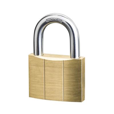 China Generic Brass Top Two Line Copy Protection Safety Sample Security Brass Padlock Available Top Lock Brass for sale